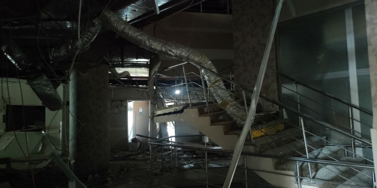 İddialara konu olan özel hastanenin son durumu görüntülendi