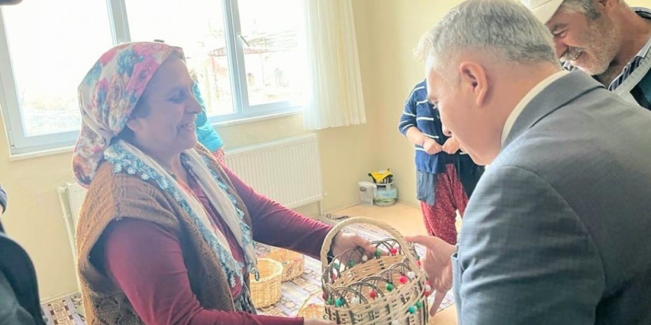 SODAM’da top dikim ve sepet yapım kursu devam ediyor