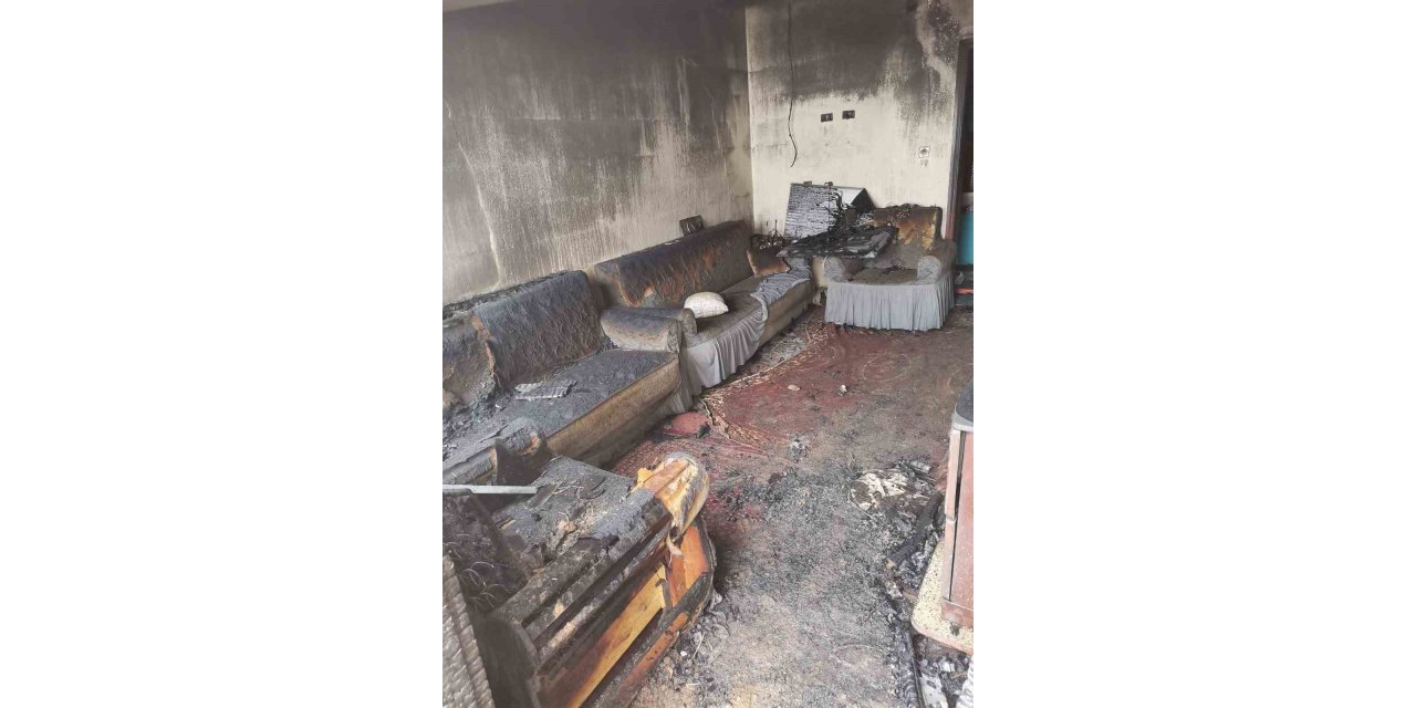 Erciş’te ev yangını