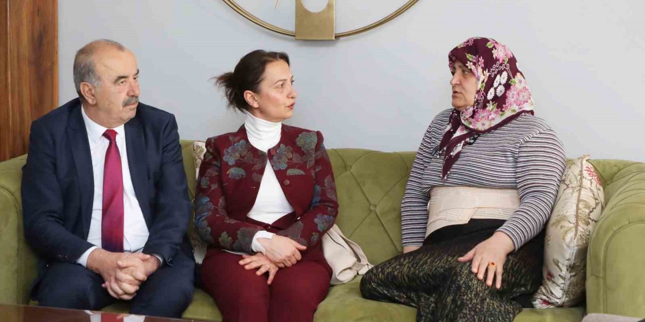 Başkan’dan moral ziyareti