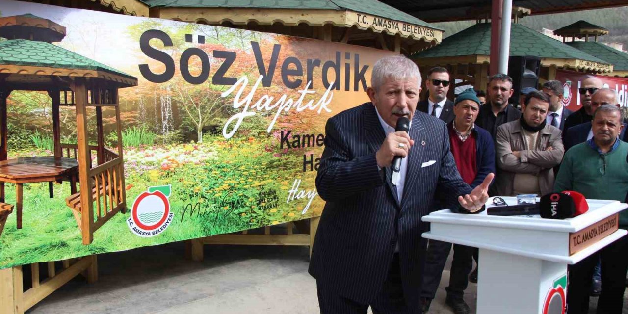 Mehmet Sarı’dan Amasya’nın bütün köylerine kamelya