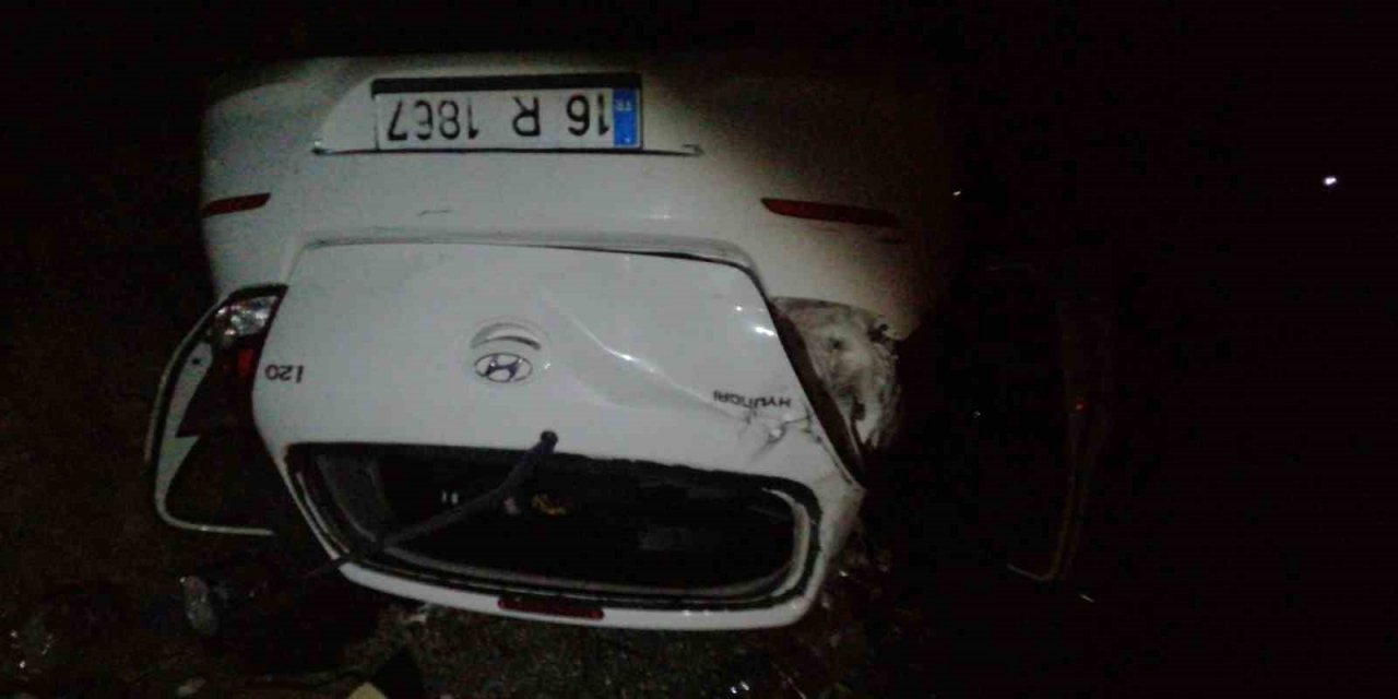 Karabük’te otomobil takla attı: 4 yaralı