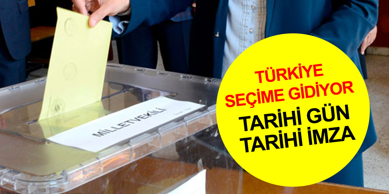 2023 seçimleri için tarihi gün tarihi imza! Cumhurbaşkanı Erdoğan karara bağlayacak