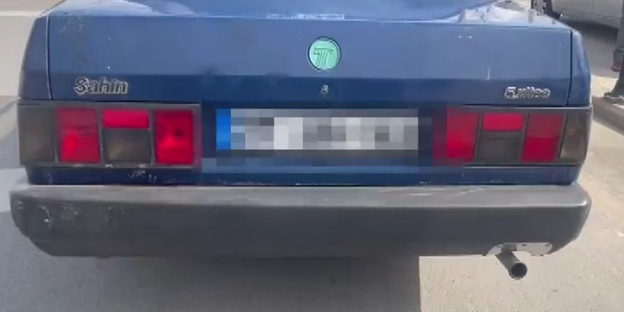 Abartı egzoz kullanan 2 araca 8 bin lira ceza