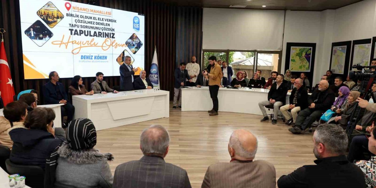 Nişanca’nın 50 yıllık tapu sorunu çözüldü