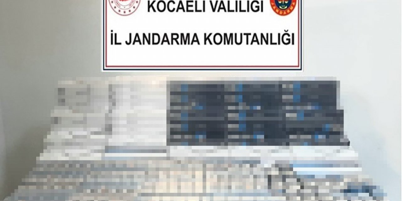 Kocaeli’de bin 280 paket kaçak sigara ele geçirildi