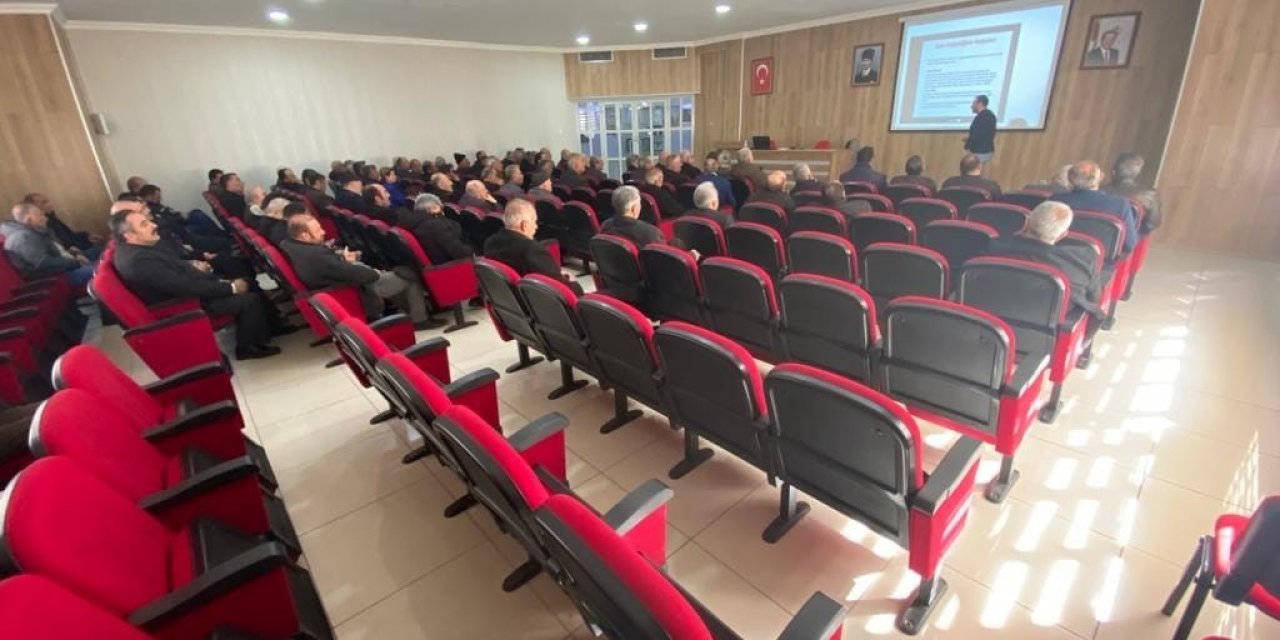 Muhtarlara “Çevre ve İklim Değişikliği Farkındalık” kursu