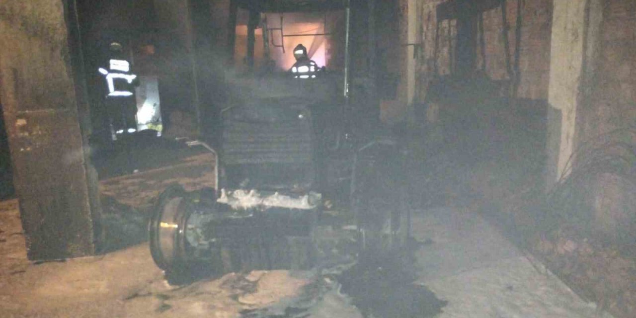 Bandırma’da bir mağazada yangın paniği