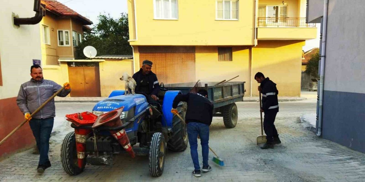 Germencik’te bahar temizliği mesaisi