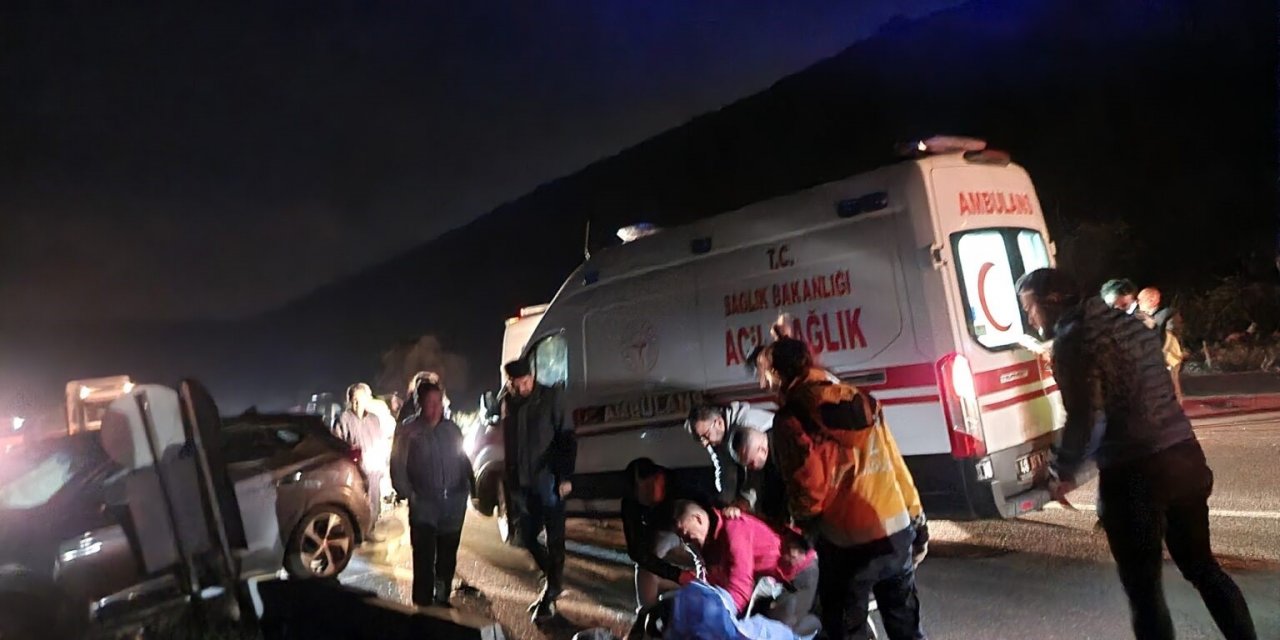 Otomobil İle çarpışan motosikletin sürücüsü yaşamını yitirdi