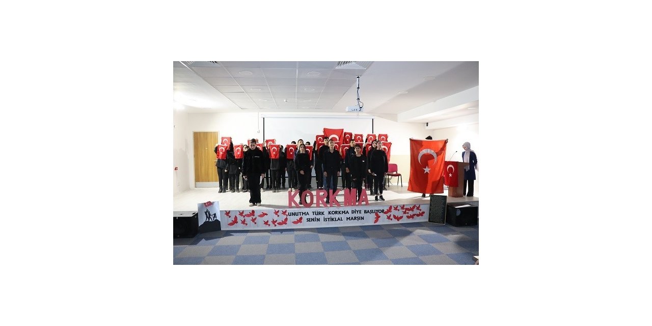 Tercan’da İstiklal Marşı’nın kabulü ve Mehmet Akif Ersoy’u anma günü