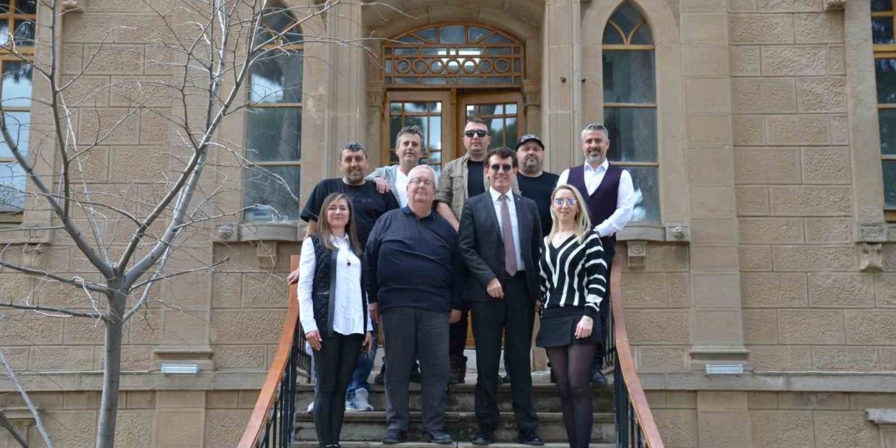 Gömeç’te yapılması planlanan triatlon için ziyarette bulundular