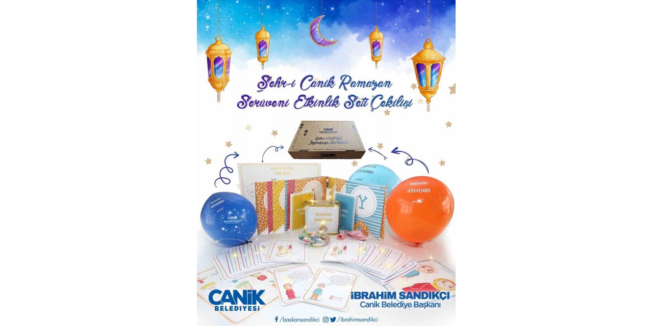 Canik Belediyesinden Ramazan ayında çocuklara özel hediye