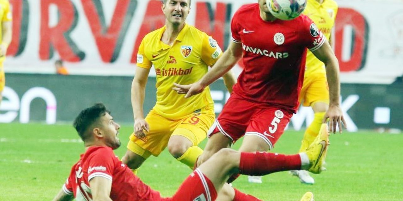 Kayserispor Antalya’da yine kazanamadı