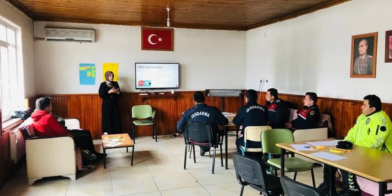 Karacasu’daki kolluk kuvvetlerine ’stres yönetimi’ eğitimi verildi