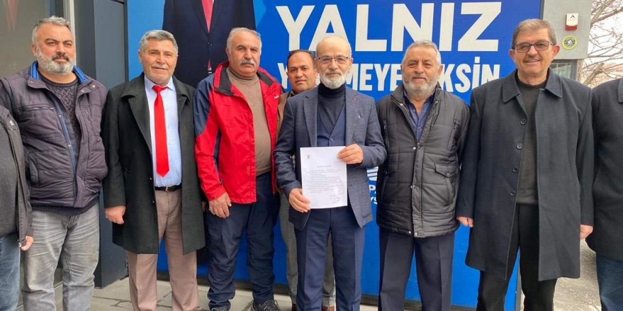 AK Parti Kayseri’de ilk başvuru DUYKON’dan