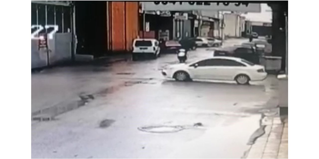 Ehliyetsiz ve kasksız sürücü ölümden döndü