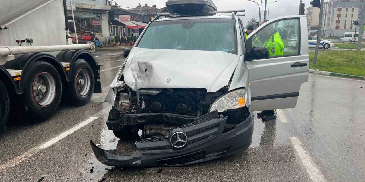 Samsun’da trafik kazası: 2 yaralı