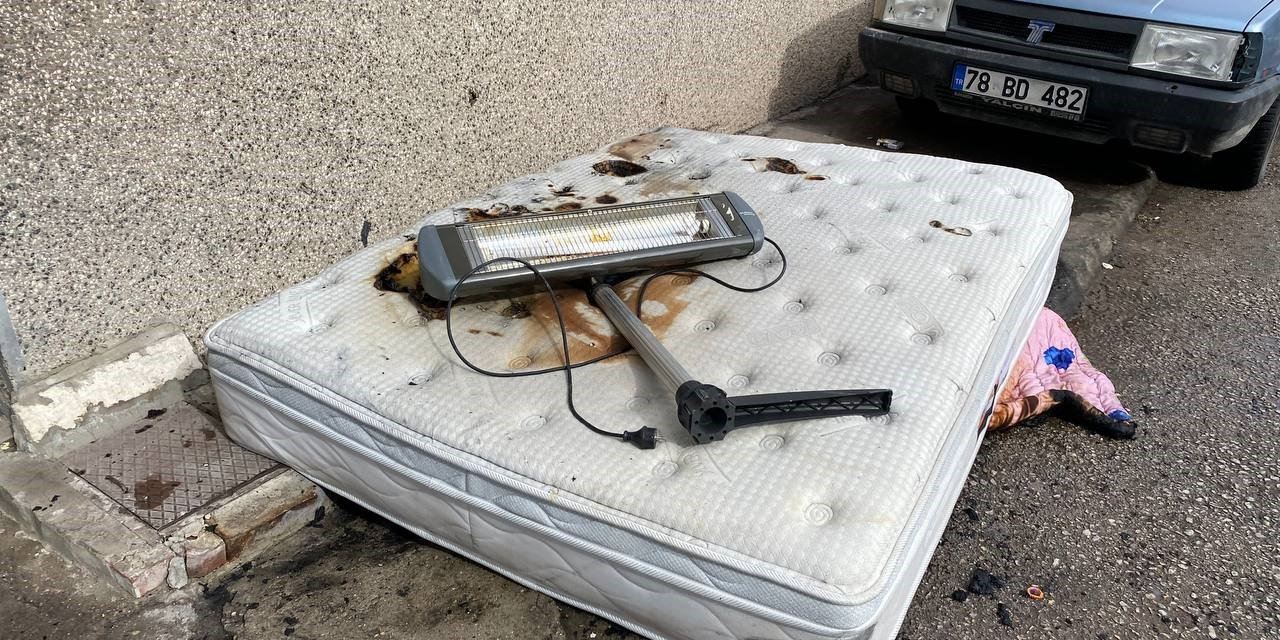 Elektrikli ısıtıcı yangın çıkardı