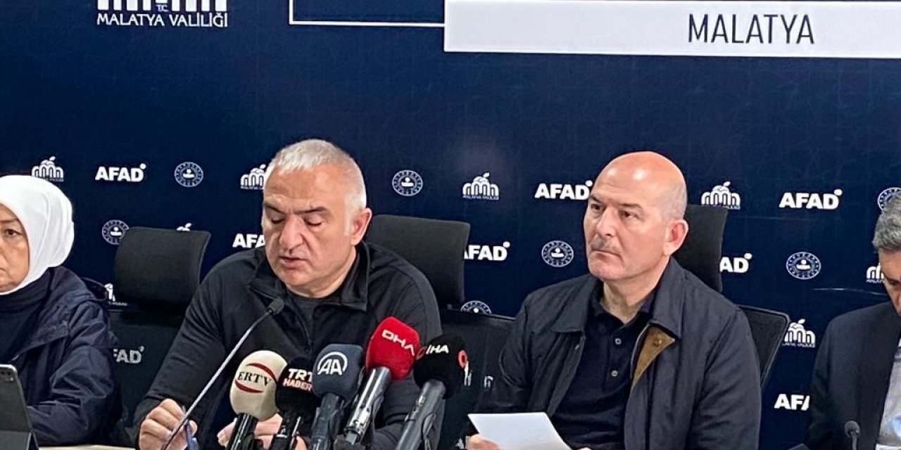 Bakan Ersoy: “Malatya’da enkaz kaldırma çalışmalarına yoğunlaştık”