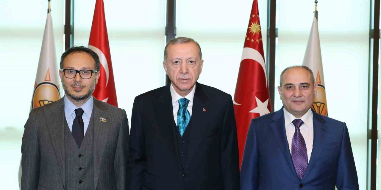 Cumhurbaşkanı Erdoğan, Yeni Azerbaycan Partisi heyetini kabul etti