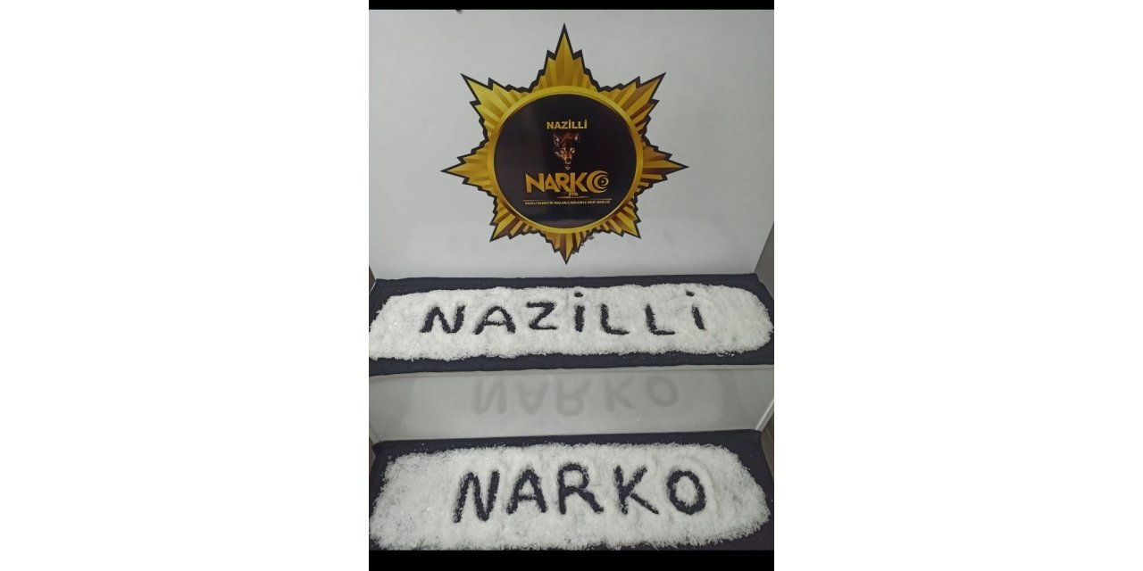 Nazilli’de 3 kilo uyuşturucu madde ele geçirildi