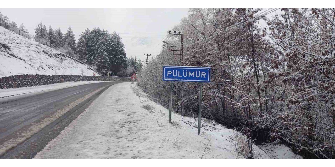 Tunceli ‘beyaz’ güne uyandı
