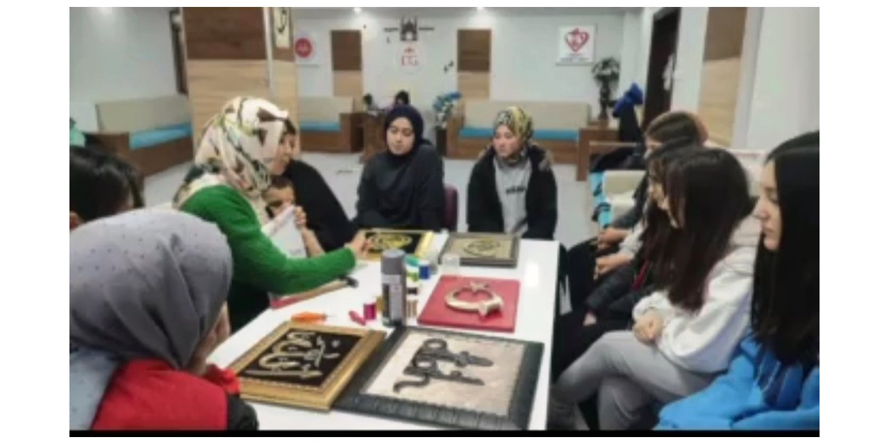 Simavlı gençler filografi çalışması yaptı