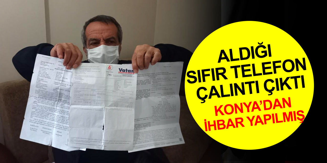 İzmir'de teknoloji mağazasından satın aldığı sıfır telefon Konya'dan çalıntı çıktı! Bir de dava şoku yaşadı