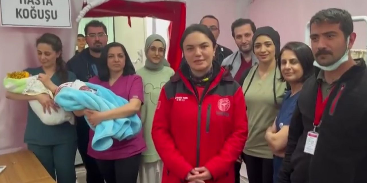 Nurdağı Sahra Hastanesinde ilk doğum mutluluğu