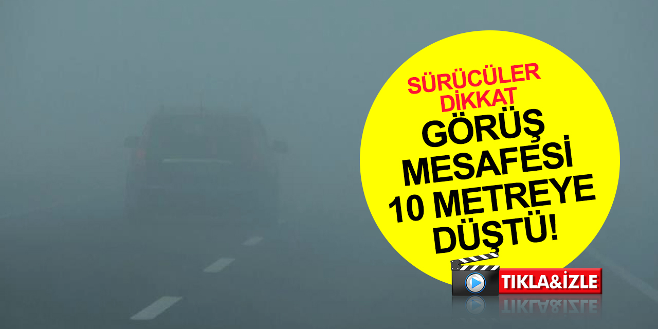 Konya'dan o yöne gidecekler dikkat! Aksaray’da yoğun sis görüş mesafesini 10 metreye düşürdü