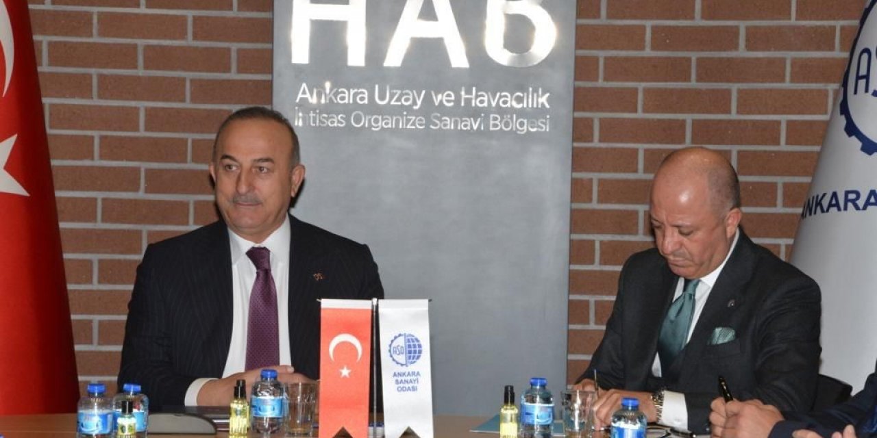 Bakan Çavuşoğlu ASO Yönetim Kurulu Toplantısına katıldı