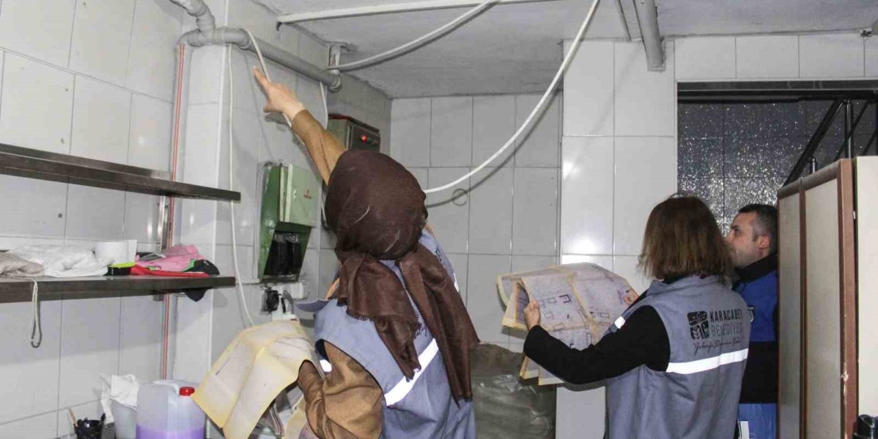 Karacabey’de bina denetimleri sürüyor