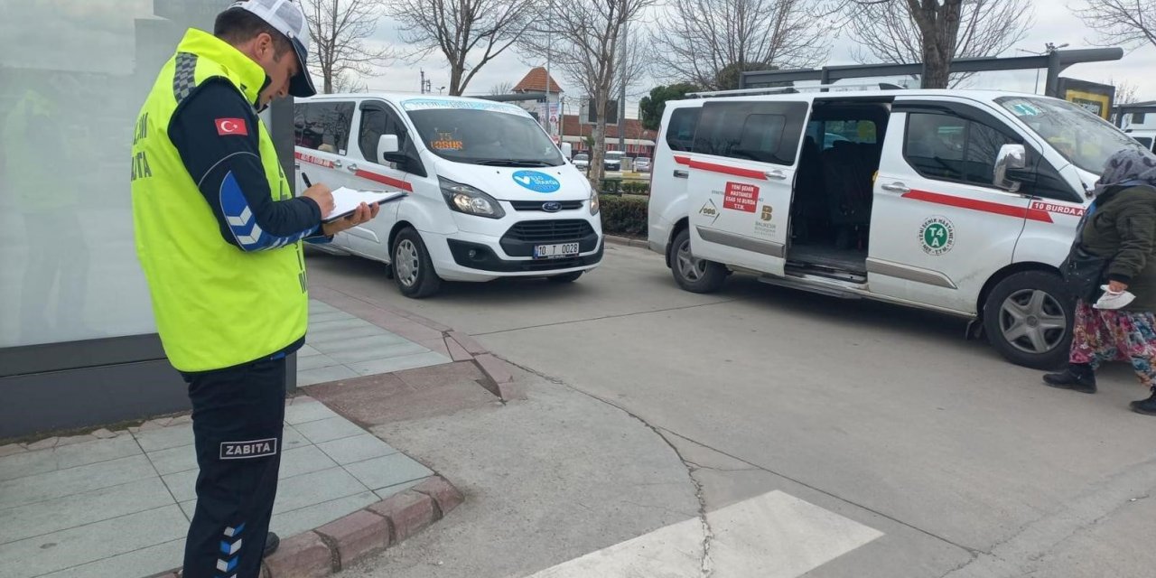 Balıkesir Büyükşehir’den Toplu taşıma araçları denetimde