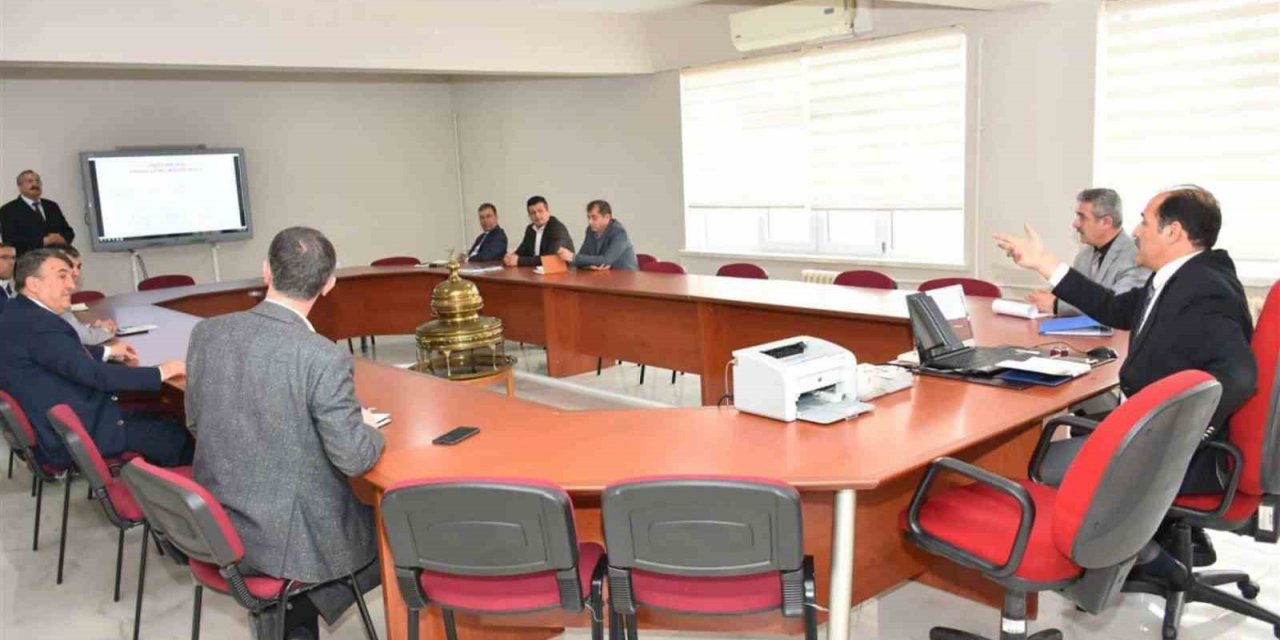 "Çevreme Duyarlıyım, Değerlerime Sahip Çıkıyorum Projesi" koordinasyon toplantısı yapıldı