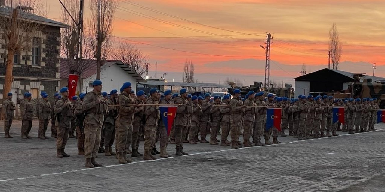 Kağızman’da komandolar El-Bab’a dualarla uğurlandı