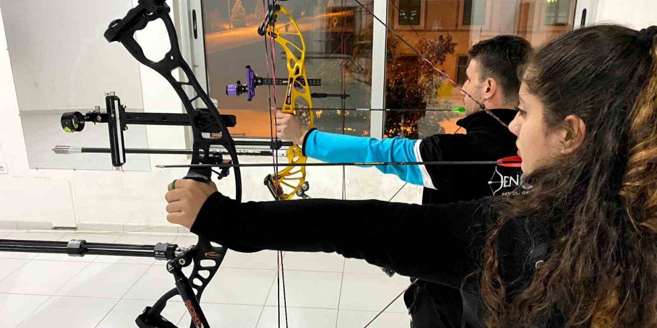Denizlili okçular, Antalya’dan kupayla dönmek istiyor