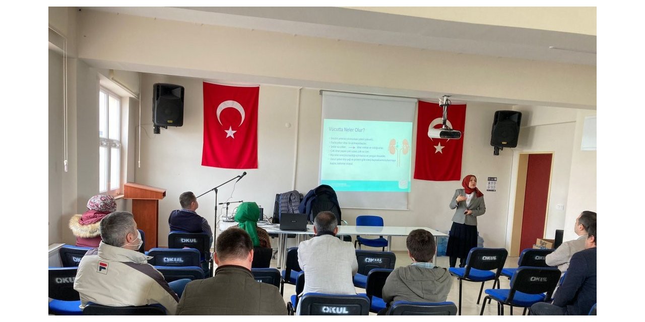 Aslanapa’da okul idarecilerine diyabet ve iş sağlığı güvenliği eğitimi