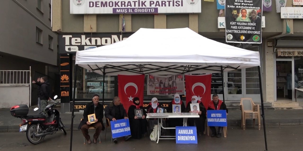 Muşlu anneler eylemlerine devam etti