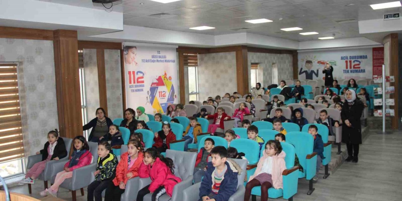 Öğrencilere 112 Acil çağrı merkezi tanıtıldı