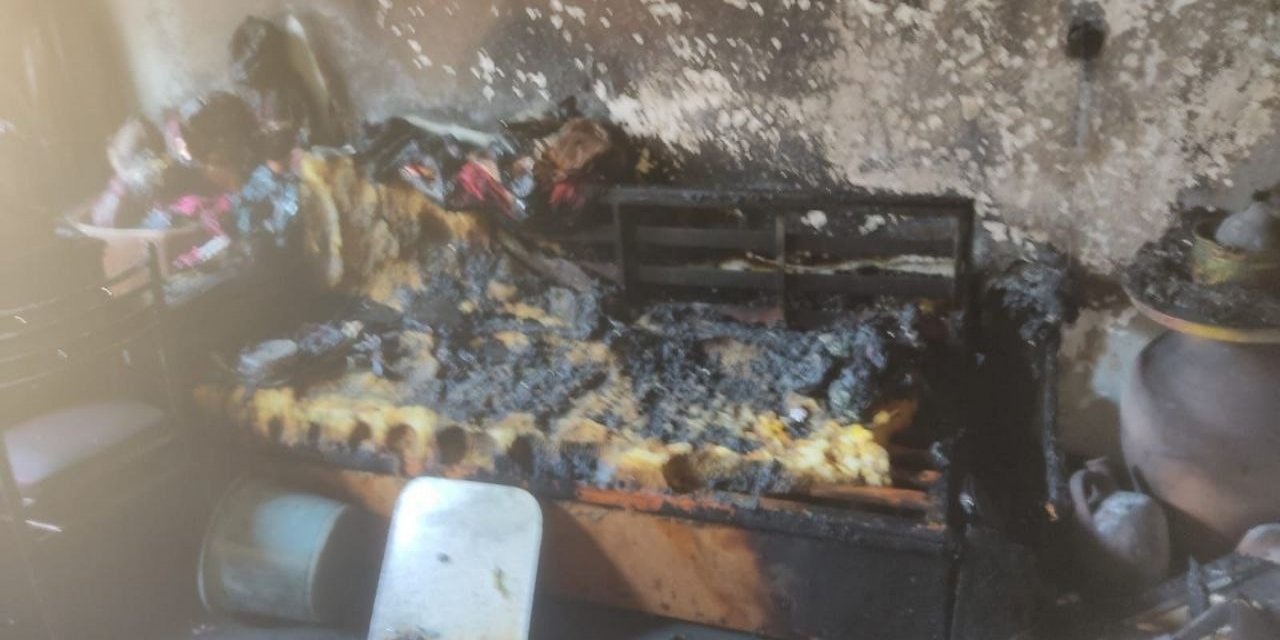 Gönen’de evde çıkan yangın maddi hasara yol açtı