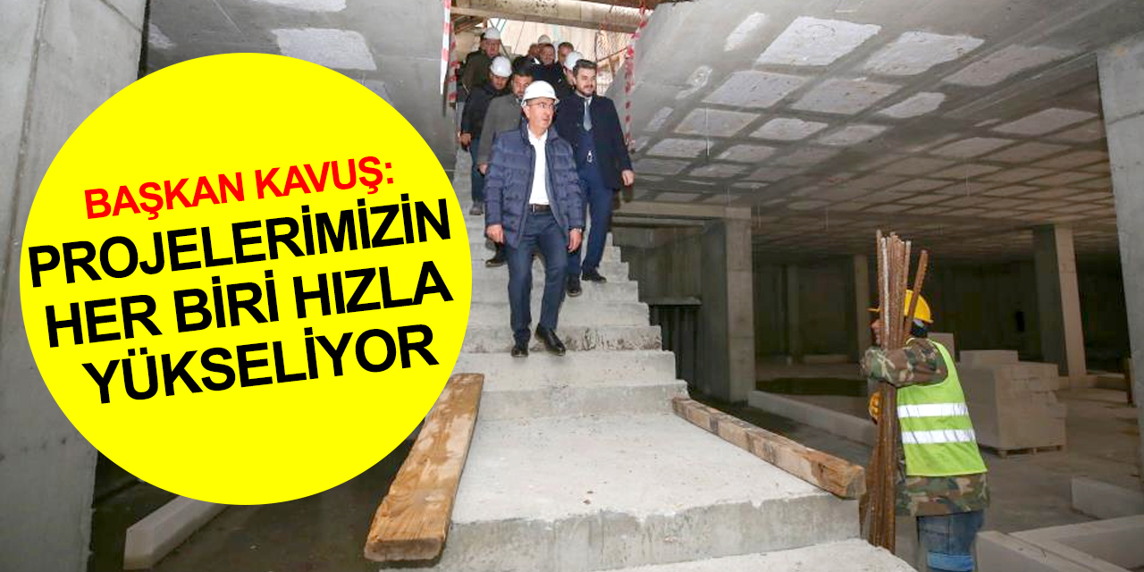 Konya Yaka Sosyal Tesisi hızla yükseliyor! Başkan Kavuş'tan mimari açıklaması