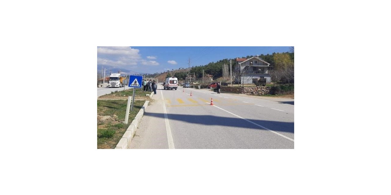 Kütahya Gediz’de otomobilin çarptığı yaya hayatını kaybetti