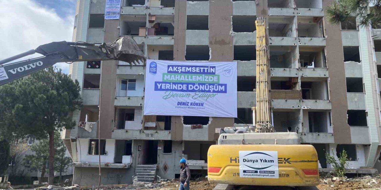 Eyüpsultan’da 7 blok ve 204 bağımsız birim yıkılıyor, yerinde dönüşüm başlıyor