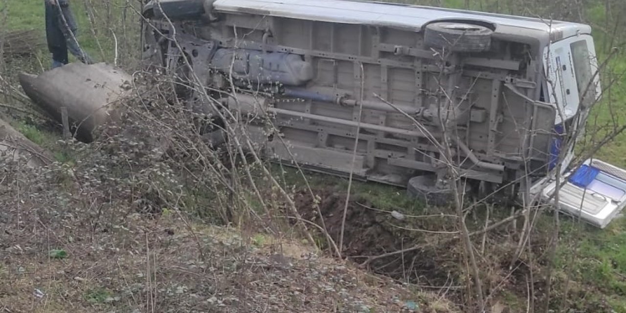 Ordu’da öğrenci servisi devrildi: 8 öğrenci yaralı