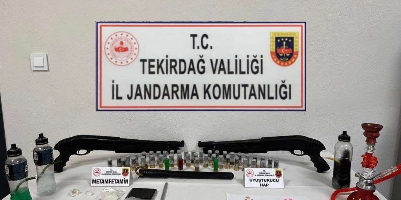 Tekirdağ’da bir eve uyuşturucu operasyonu