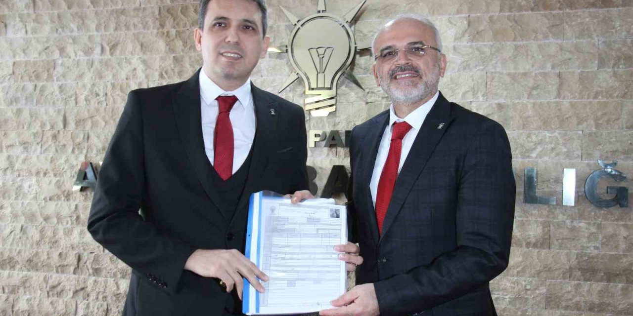 AK Partili Elbir, milletvekilliği aday adaylığı başvurusunu yaptı