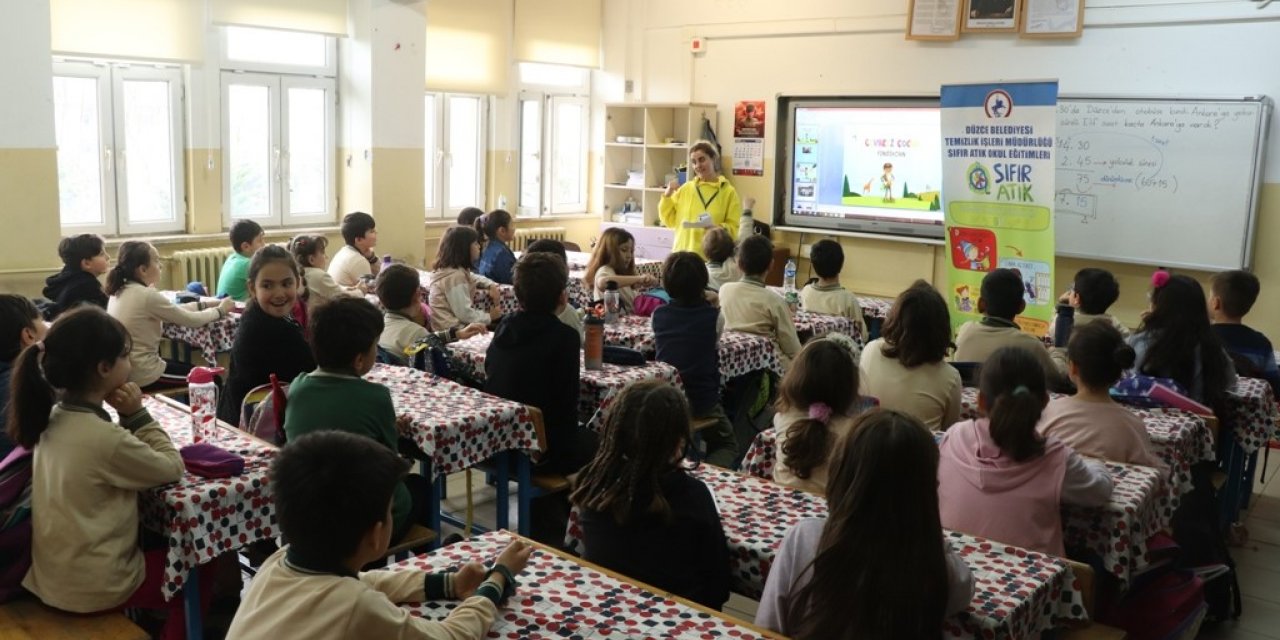 İsrafla mücadeleyi küçük yaşta öğreniyorlar