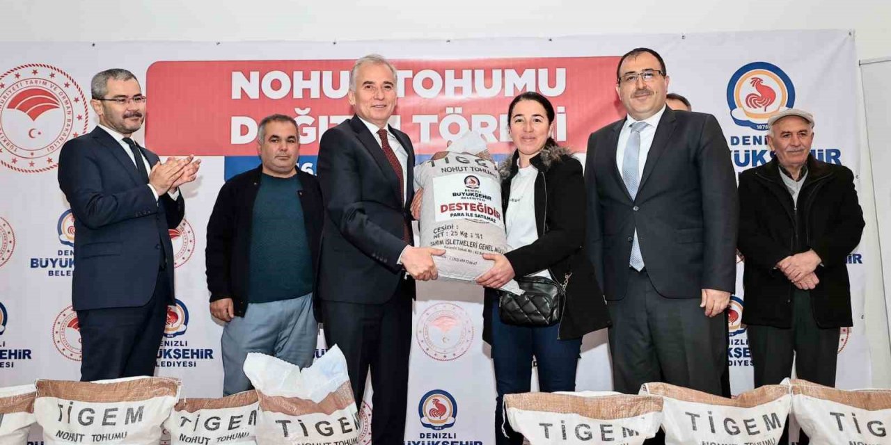 17 ilçede 700 üreticiye 94 ton nohut tohumu dağıtılacak
