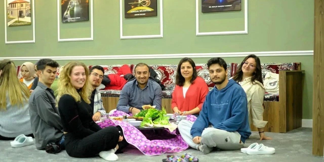 Sorgun’da Alman öğrencilere Türk kültürü tanıtıldı